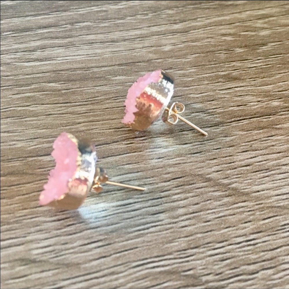 🌟back in Stock Anthropologie Druzy Earrings ❤️🌟 - Picture 4 of 6